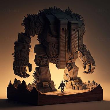 3D модель Гра Shadow of the Colossus 2018 (STL)